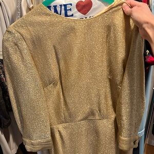 Vintage Gold Fab Party Dress